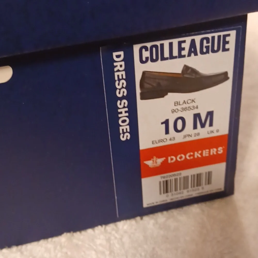 Dockers colleague men's dress shoes mens size 10 black